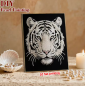 Preview: Diamond Painting Weisser Tigerkopf